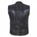 ARD CHAMPS™ Men's SOA Motorcycle Distressed Genuine Cowhide Leather Club Style Vest